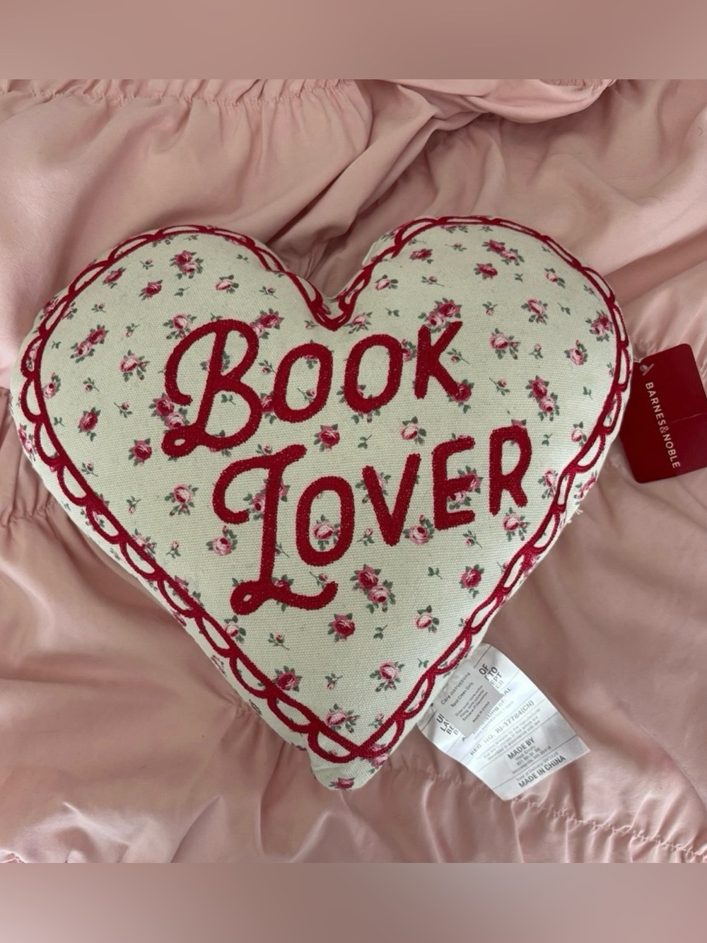Viral Book Lover Decorative Pillow